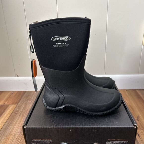 Dryshod Haymaker Kid’s Boot Hard Working Farm Boot Muck Style 100% Waterproof 2 - Picture 1 of 5